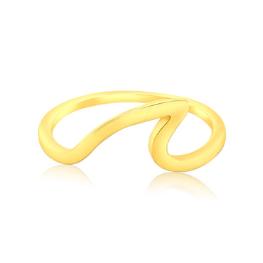 Gold Wave Ring